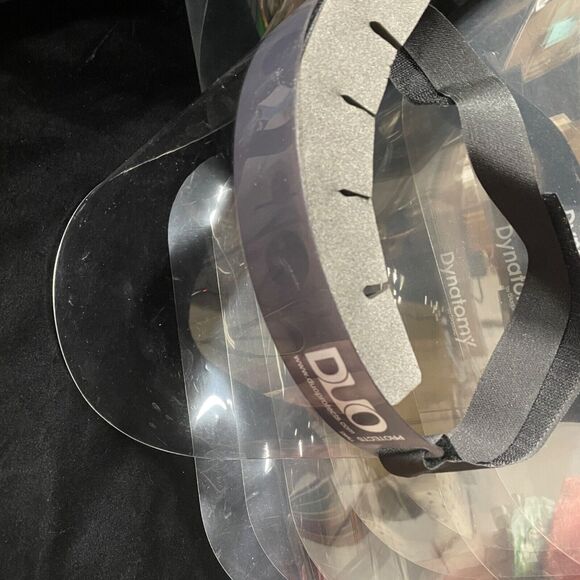 Dynatomy set of 8 face shields + 1 DUO Protects Shield Small NEW - Picture 14 of 15